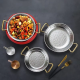 Steel Serving Plate Silver 18cm